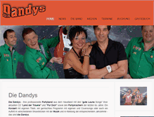 Tablet Screenshot of die-dandys.de